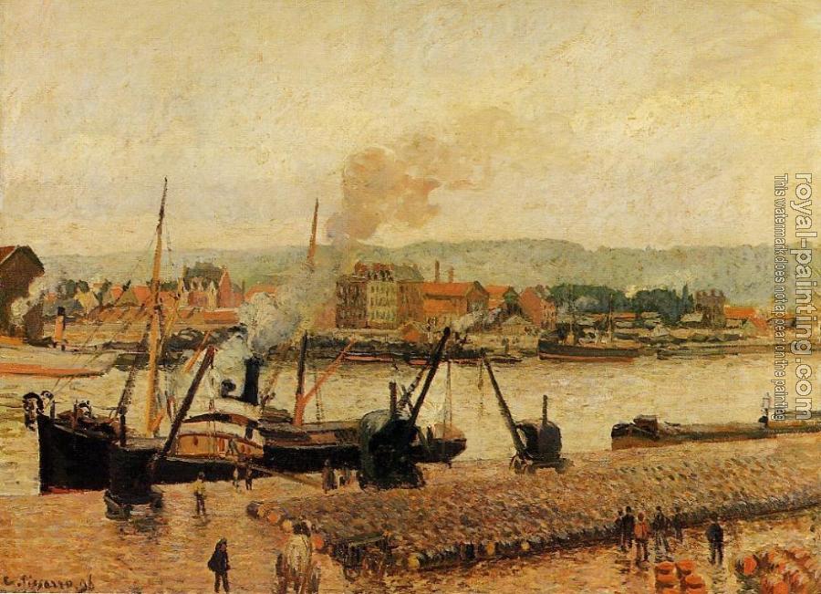 Camille Pissarro : Morning, after the Rain, Rouen